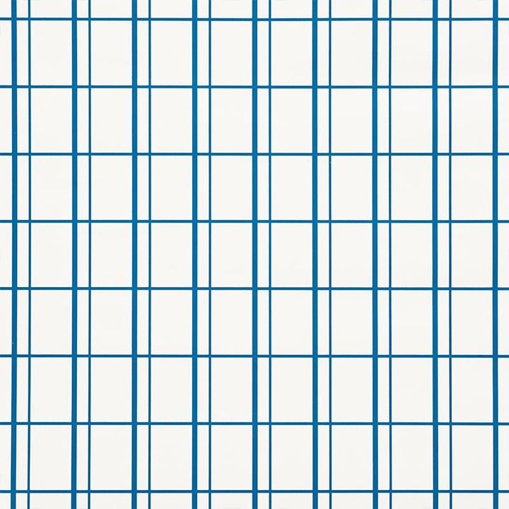 Otto Cobalt 5009441 by Schumacher Wallpaper Aunaturel 2.25" - Fabric Carolina -