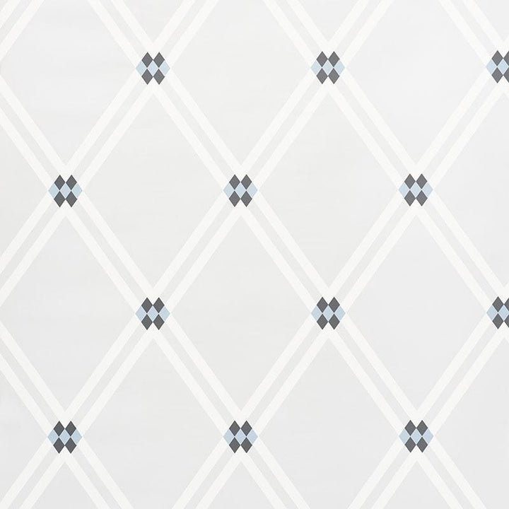 Asolo Blue 5009240 by Schumacher Wallpaper Aunaturel 9.0" - Fabric Carolina -