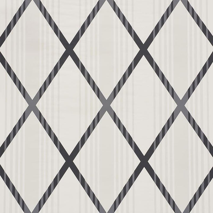 Monti Charcoal 5009250 by Schumacher Wallpaper Aunaturel 9.0" - Fabric Carolina -