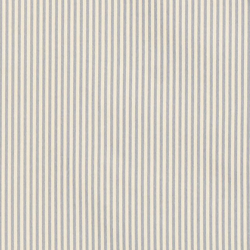 Charee Silk Stripe Blue And White 60921 by Schumacher Designer Fabric Chroma - Swanky Fabrics -