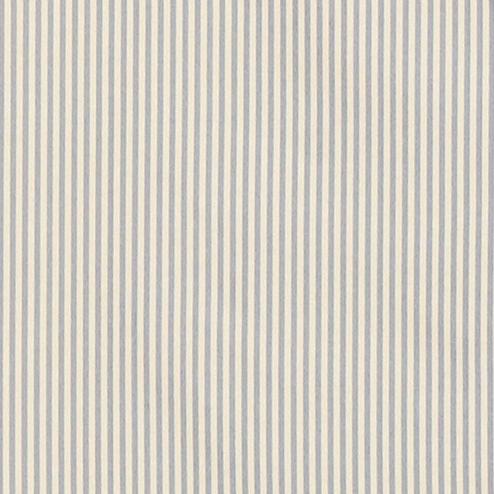 Charee Silk Stripe Blue And White 60921 by Schumacher Designer Fabric Chroma - Swanky Fabrics -