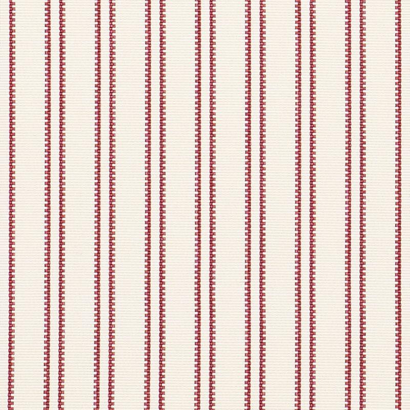 Morrison Red 69864 by Schumacher Fabric Essentials: Small Scale Upholstery Fabrics 1.12" - Fabric Carolina -