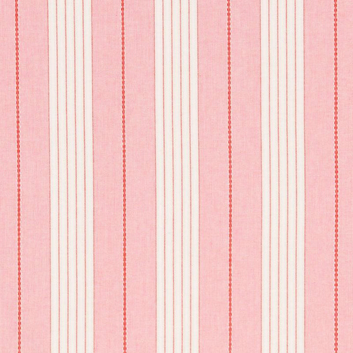 Audrey Stripe Pink & Red 71374 by Schumacher Fabric Essentials: Stripes 4.75" - Fabric Carolina -