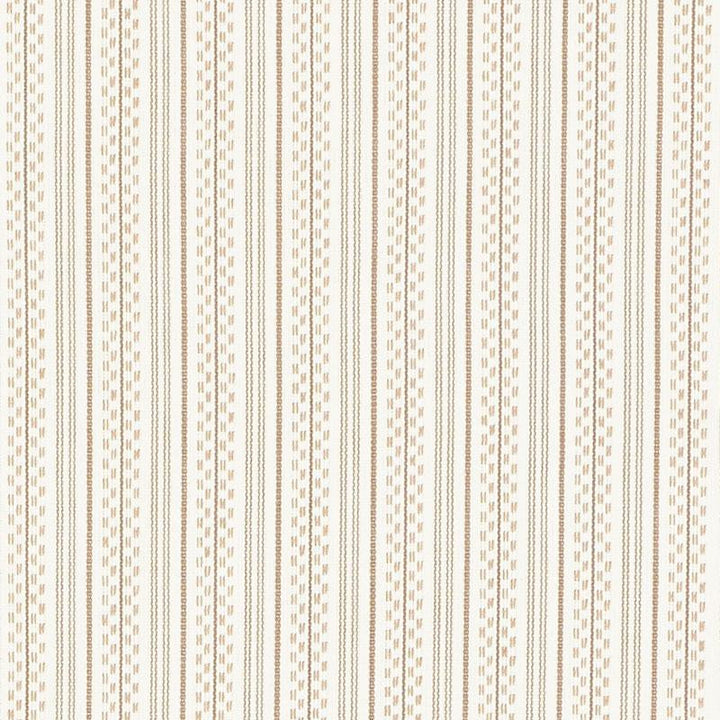Jack Stripe Sand 71411 by Schumacher Fabric Essentials: Stripes 1.12" - Fabric Carolina -