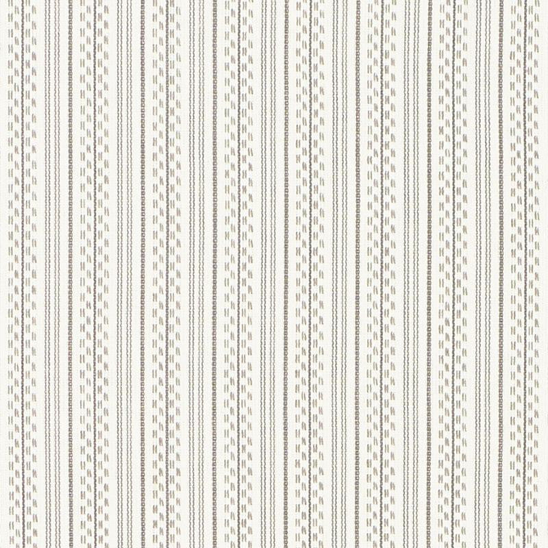 Jack Stripe Stone 71412 by Schumacher Designer Fabric Essentials: Stripes Ii 1.12" - Swanky Fabrics -