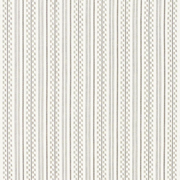 Jack Stripe Stone 71412 by Schumacher Designer Fabric Essentials: Stripes Ii 1.12" - Swanky Fabrics -