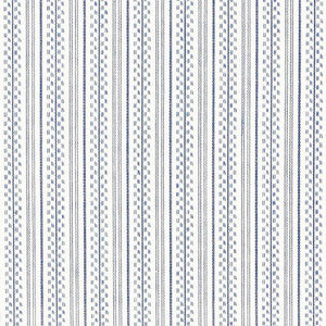 Jack Stripe Navy 71413 by Schumacher Fabric