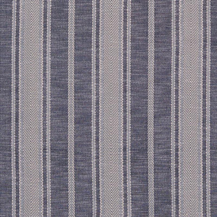 Zina Stripe Blue 71911 by Schumacher Fabric Caravanne 9.0" - Fabric Carolina -