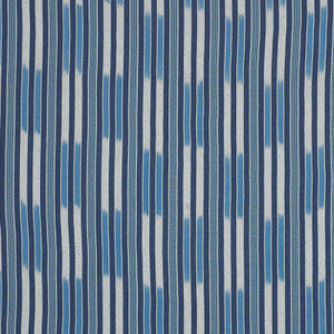 Cusco Ikat Blue 71970 by Schumacher Fabric