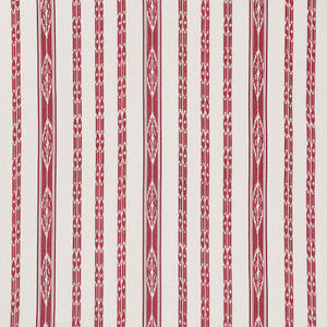 Mariam Ikat Red 71981 by Schumacher Fabric