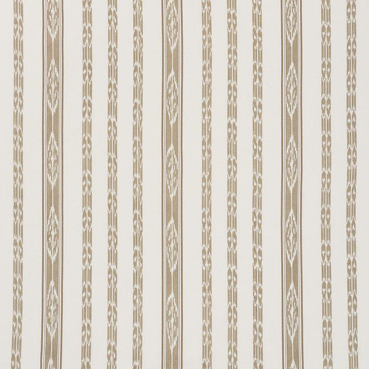 Mariam Ikat Sand 71983 by Schumacher Fabric Caravanne 13.5" - Fabric Carolina -