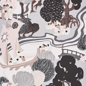 Pearl River Opal 5008440 by Schumacher Wallpaper