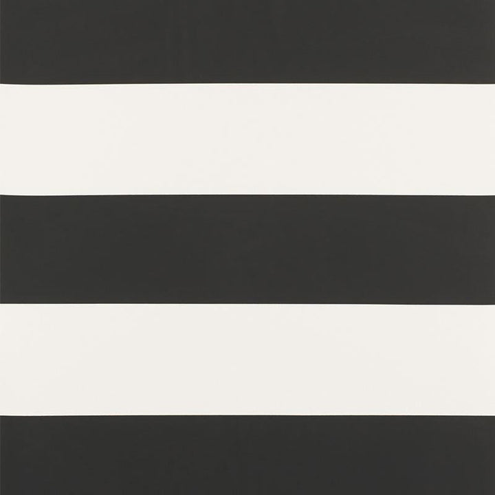 Baxter Stripe Carbon 5008522 by Schumacher Designer Wallpaper Sophisticated Stripe - Swanky Fabrics -