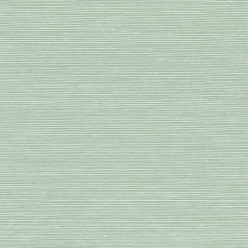 Haruki Sisal Seaglass 5004717 by Schumacher Designer Wallpaper Perfect Basics: Haruki Sisal - Swanky Fabrics -