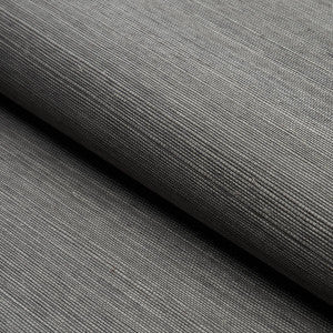 Haruki Sisal Charcoal 5004720 by Schumacher Wallpaper