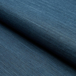 Haruki Sisal Indigo 5004722 by Schumacher Wallpaper