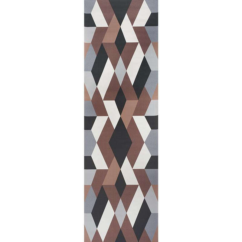 Deco Diamonds Panel Carbon 5009201 by Schumacher Wallpaper Clements Ribeiro 78.0" - Fabric Carolina -