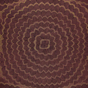 Feather Bloom Sisal Golden Plum 5006073 by Schumacher Wallpaper