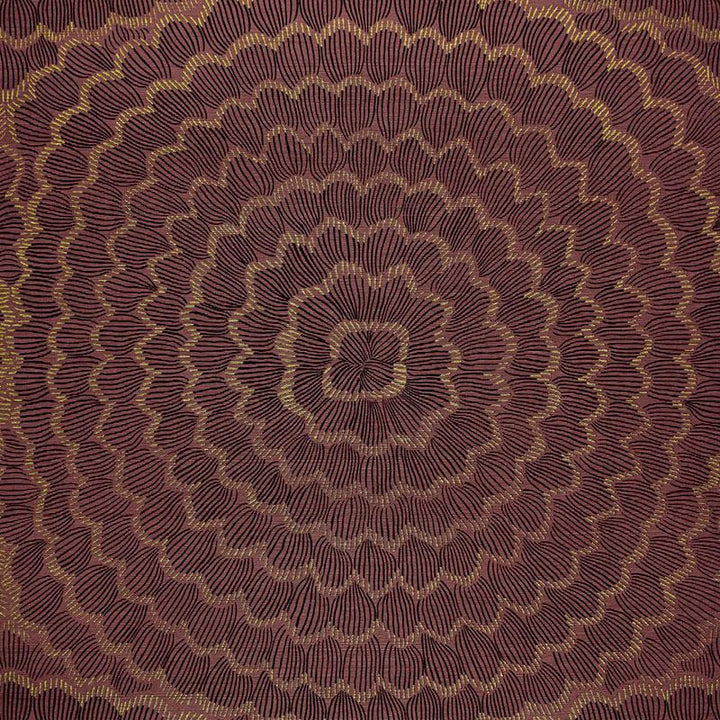 Feather Bloom Sisal Golden Plum 5006073 by Schumacher Wallpaper Celerie Kemble 34.0" - Fabric Carolina -