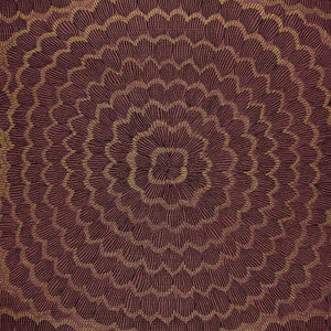 Feather Bloom Sisal Golden Plum 5006073 by Schumacher Wallpaper