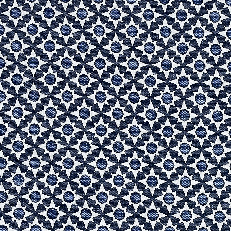 Serendipity Blues 176422 by Schumacher Fabric Clique 2.75" - Fabric Carolina -