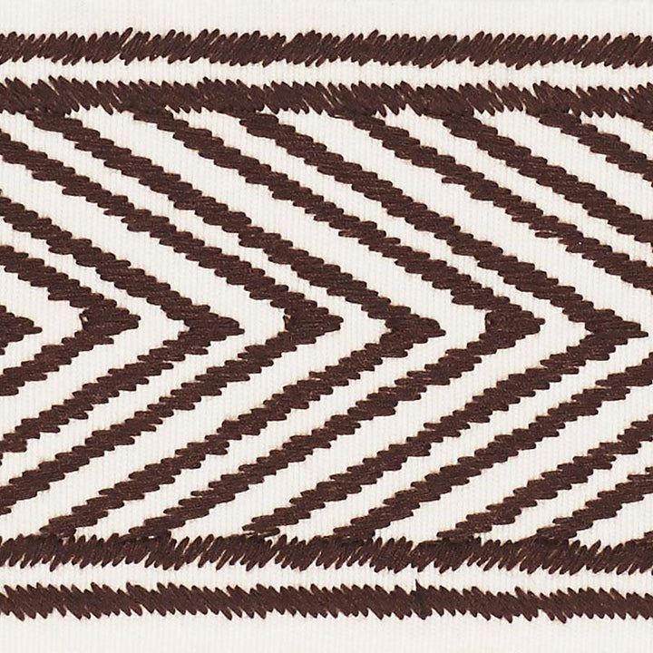 Nicholson Tape Espresso 69961 by Schumacher Trim Clique 2.75" - Fabric Carolina -