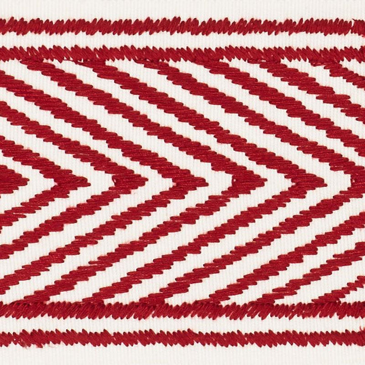 Nicholson Tape Rouge 69963 by Schumacher Trim Clique 2.75" - Fabric Carolina -