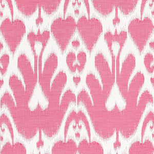 Lela Cotton Ikat Berry 68583 by Schumacher Fabric