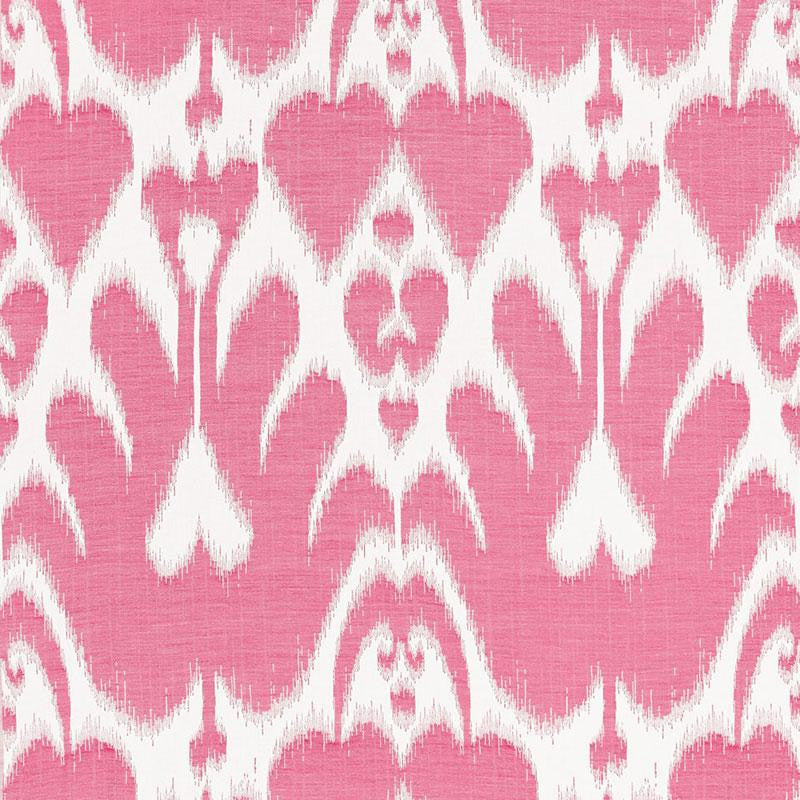 Lela Cotton Ikat Berry 68583 by Schumacher Fabric Ikat Collection 13.75" - Fabric Carolina -