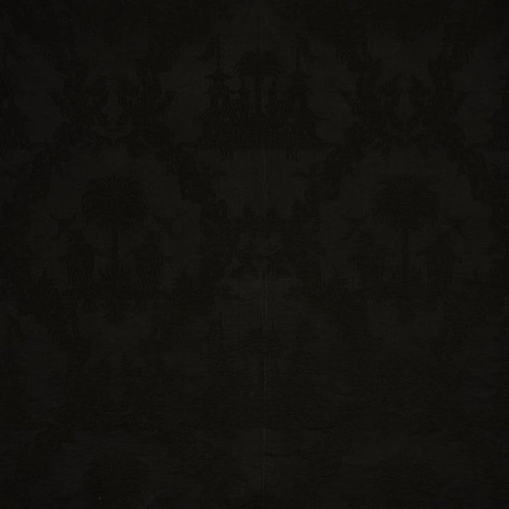 Chinoiserie Royale Black 71833 by Schumacher Fabric Schumacher Classics 27.5" - Fabric Carolina -