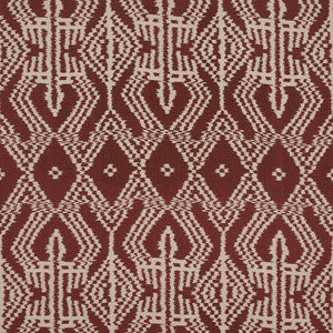 Asaka Ikat Raisin 176092 by Schumacher Fabric