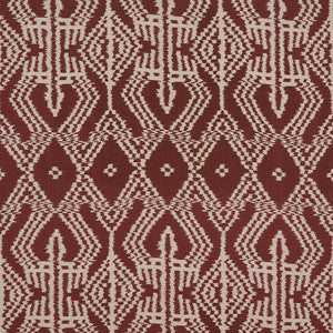Asaka Ikat Raisin 176092 by Schumacher Fabric