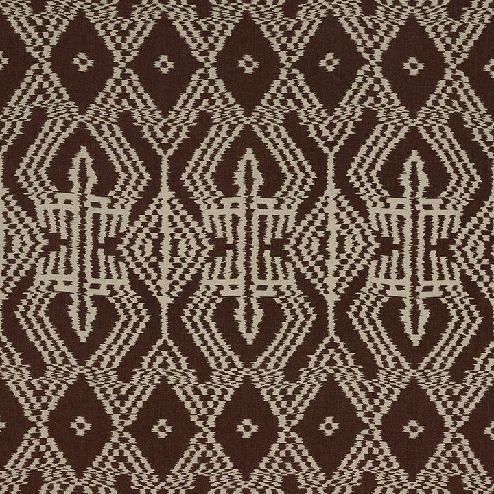 Asaka Ikat Espresso 176093 by Schumacher Fabric Ikat Collection 13.38" - Fabric Carolina -