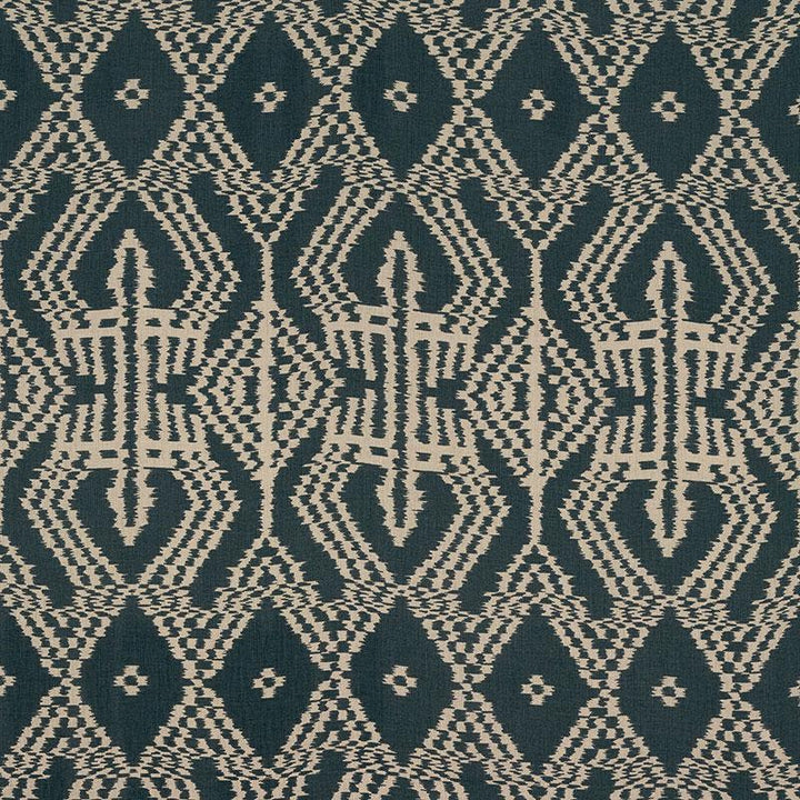 Asaka Ikat Charcoal 176094 by Schumacher Fabric Ikat Collection 13.38" - Fabric Carolina -