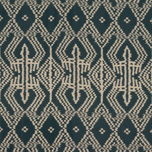 Asaka Ikat Charcoal 176094 by Schumacher Fabric