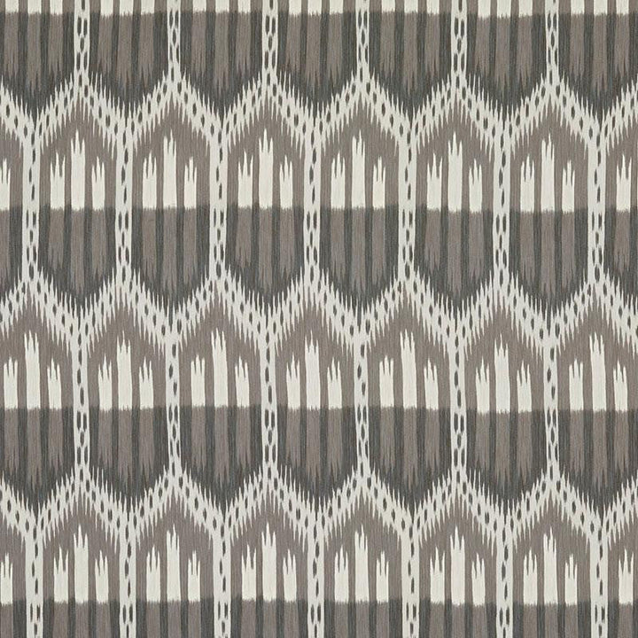 Bukhara Ikat Linen 176080 by Schumacher Designer Fabric Ikat Collection 13.12" - Swanky Fabrics -