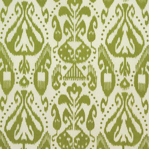 Kiva Embroidered Ikat Grass 69483 by Schumacher Fabric