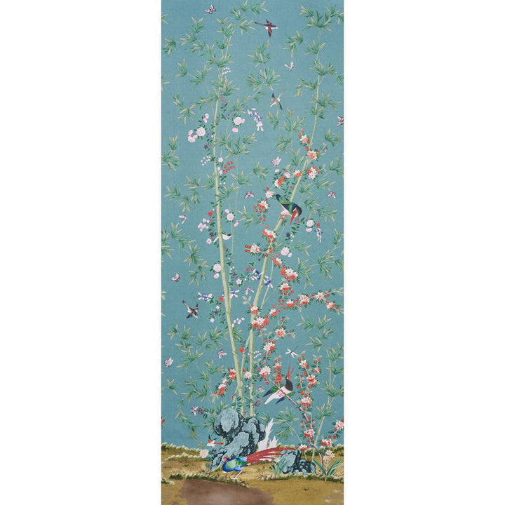 Brighton Pavilion Panel Multi 5007740 by Schumacher Designer Wallpaper Miles Redd 52.0" - Swanky Fabrics -