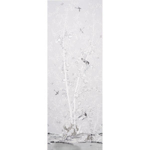 Brighton Pavilion Panel Black & White 5007742 by Schumacher Wallpaper