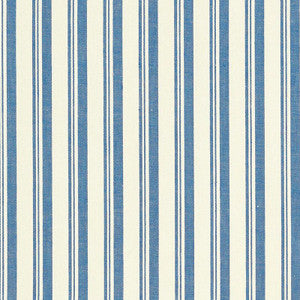 Capri Navy/White 69443 by Schumacher Fabric