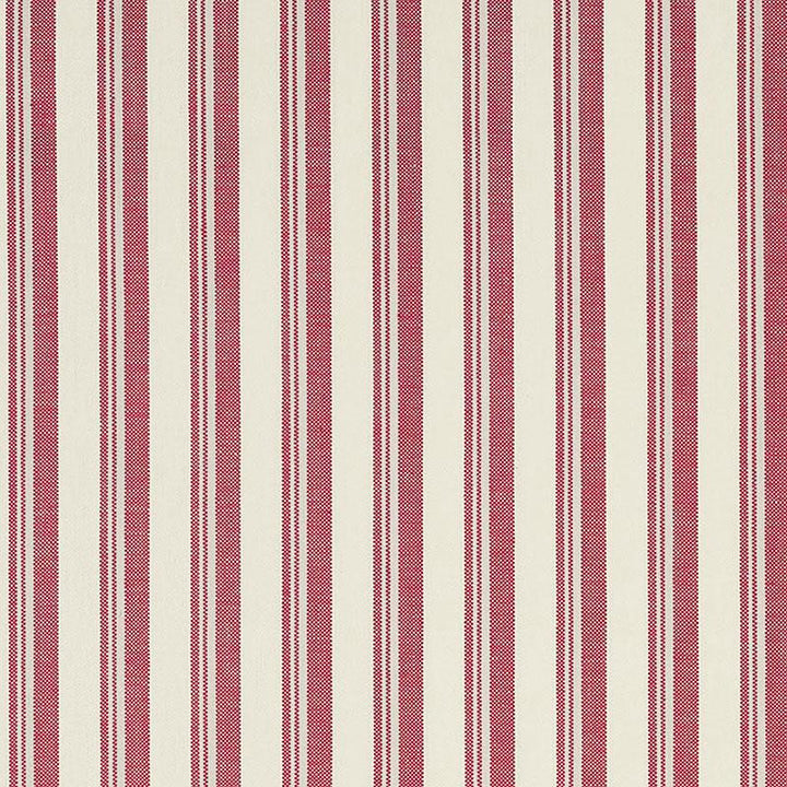Capri Red/White 69445 by Schumacher Fabric Miles Redd 1.62" - Fabric Carolina -