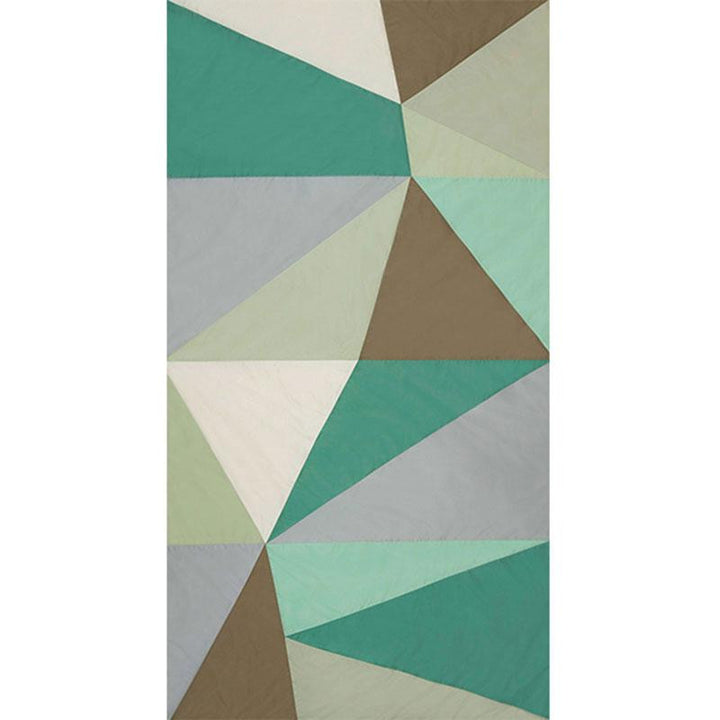 Cubist Silk Panel Celadon 69451 by Schumacher Fabric Miles Redd 54.0" - Fabric Carolina -
