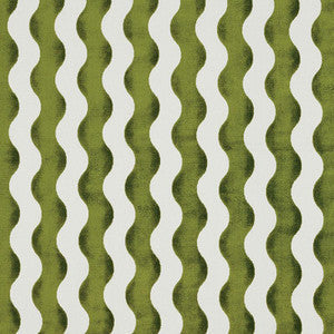 The Wave Velvet Lettuce 69422 by Schumacher Fabric