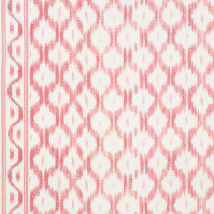 Santa Monica Ikat Faded Red 176503 by Schumacher Fabric