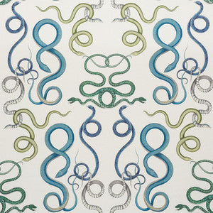 Giove Emerald & Sapphire 177660 by Schumacher Fabric