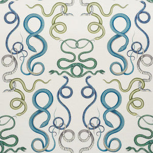 Giove Emerald & Sapphire 177660 by Schumacher Fabric