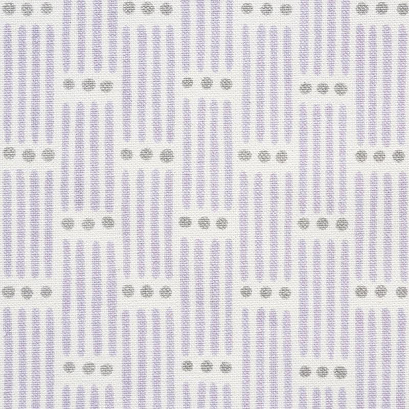 Dotted Stripe Lilac 177712 by Schumacher Fabric Easy Elements 1.0" - Fabric Carolina -