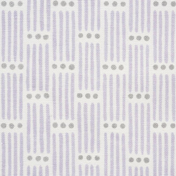 Dotted Stripe Lilac 177712 by Schumacher Fabric Easy Elements 1.0" - Fabric Carolina -