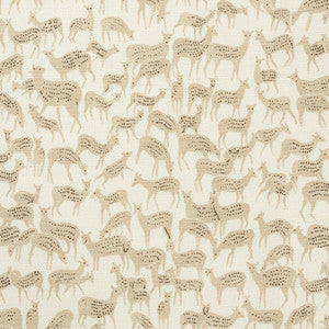 Fauna Natural 177721 by Schumacher Fabric
