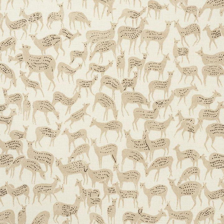Fauna Natural 177721 by Schumacher Fabric Essentials: Small-Scale Prints 9.0" - Fabric Carolina -